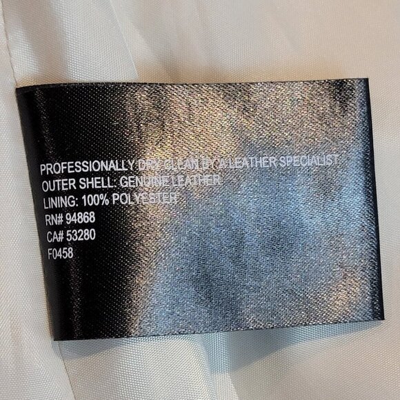 ✨ Bernardo Collection Pearl Leather Jacket – New w/ Tags – Small ✨ - Picture 9 of 11